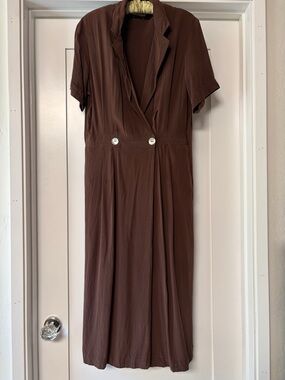 Robbie Bee vintage silk Midi Dress